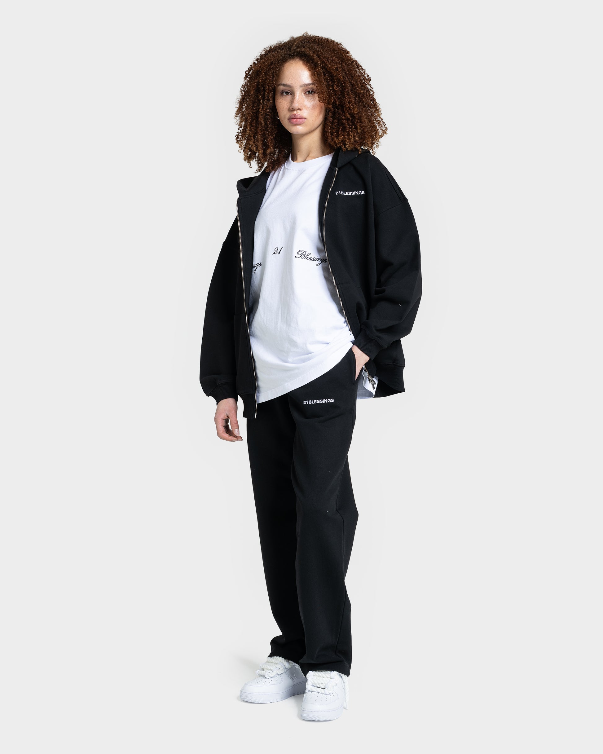 PLAINZ ZIP HOODIE