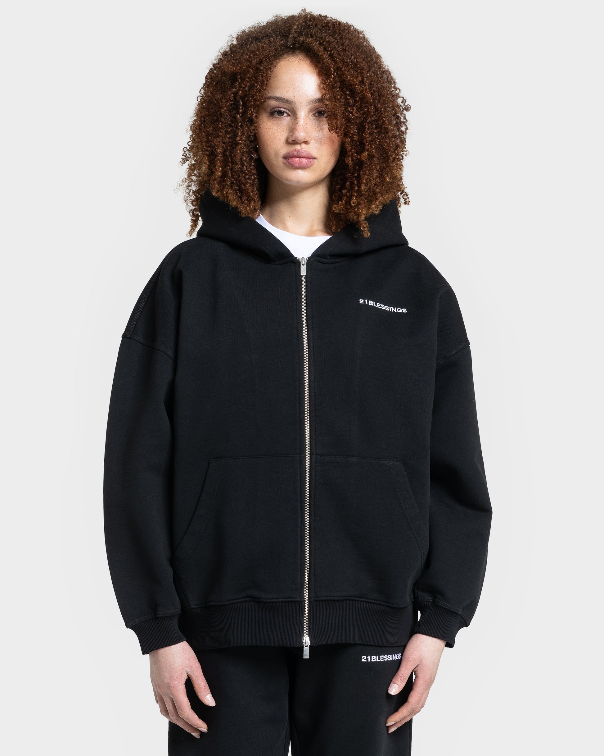 PLAINZ ZIP HOODIE