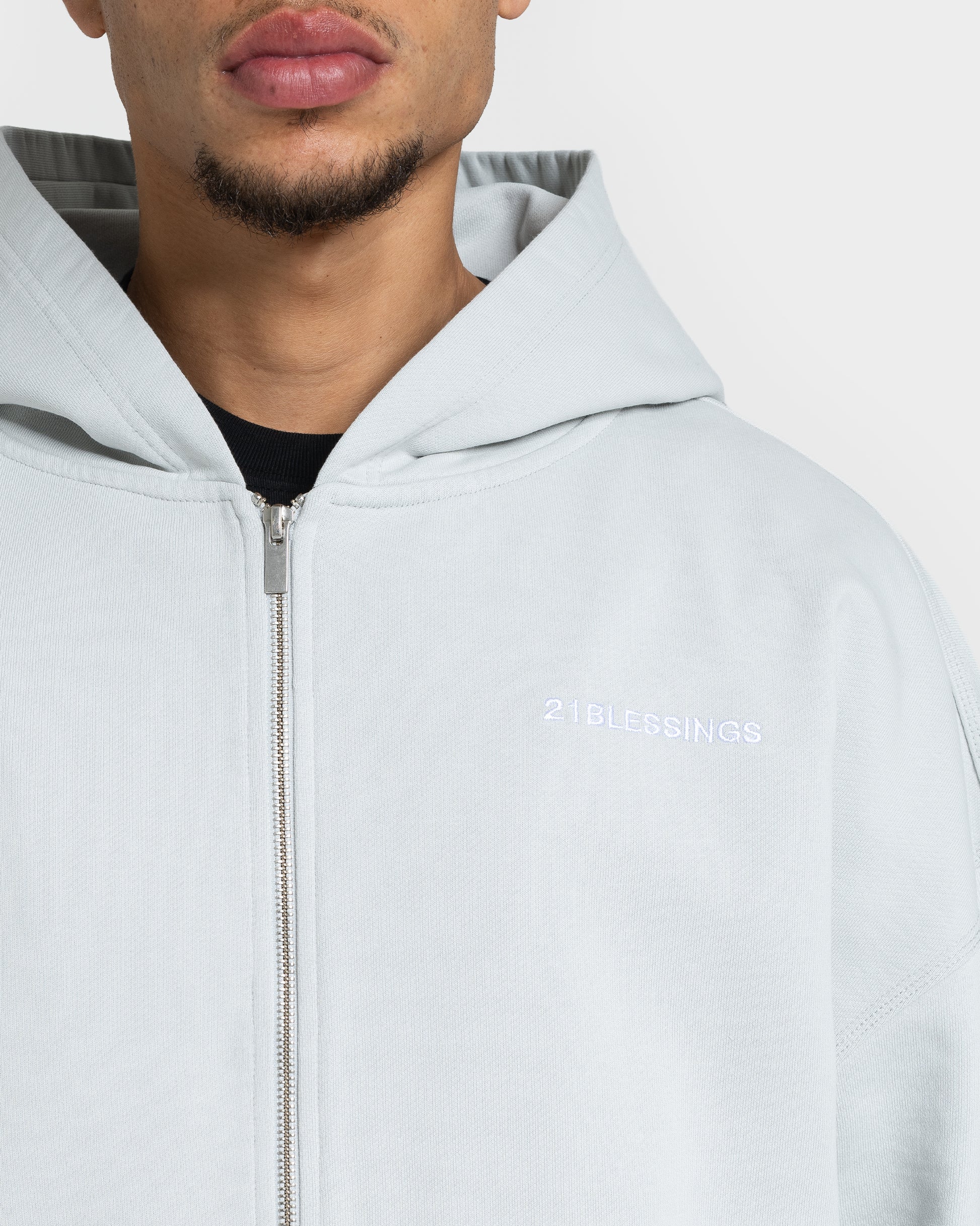 PLAINZ ZIP HOODIE